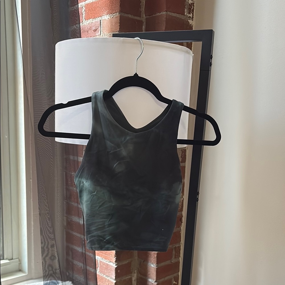 Women's Green Sleeveless Top